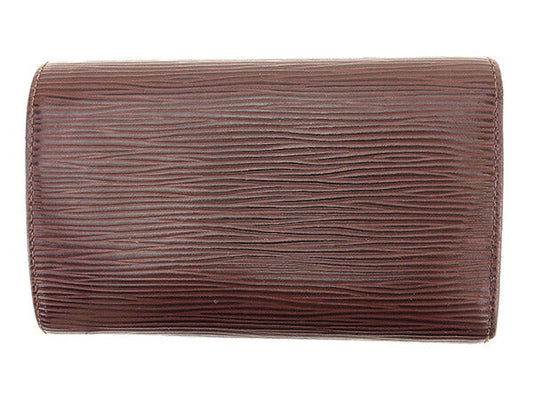 LOUIS VUITTON Long Wallet Purse M6350D mocha brown) Portonebi Tresol