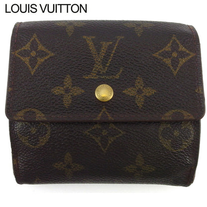 LOUIS VUITTON Bifold Wallet M61652 Brown beige gold Porte Monnaie Billets Cartes Credit