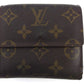 LOUIS VUITTON Bifold Wallet M61652 Brown beige gold Porte Monnaie Billets Cartes Credit