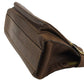 GUCCI Clutch bag Brown Silver Gold Old Gucci