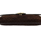 GUCCI Clutch bag Brown gold Old Gucci