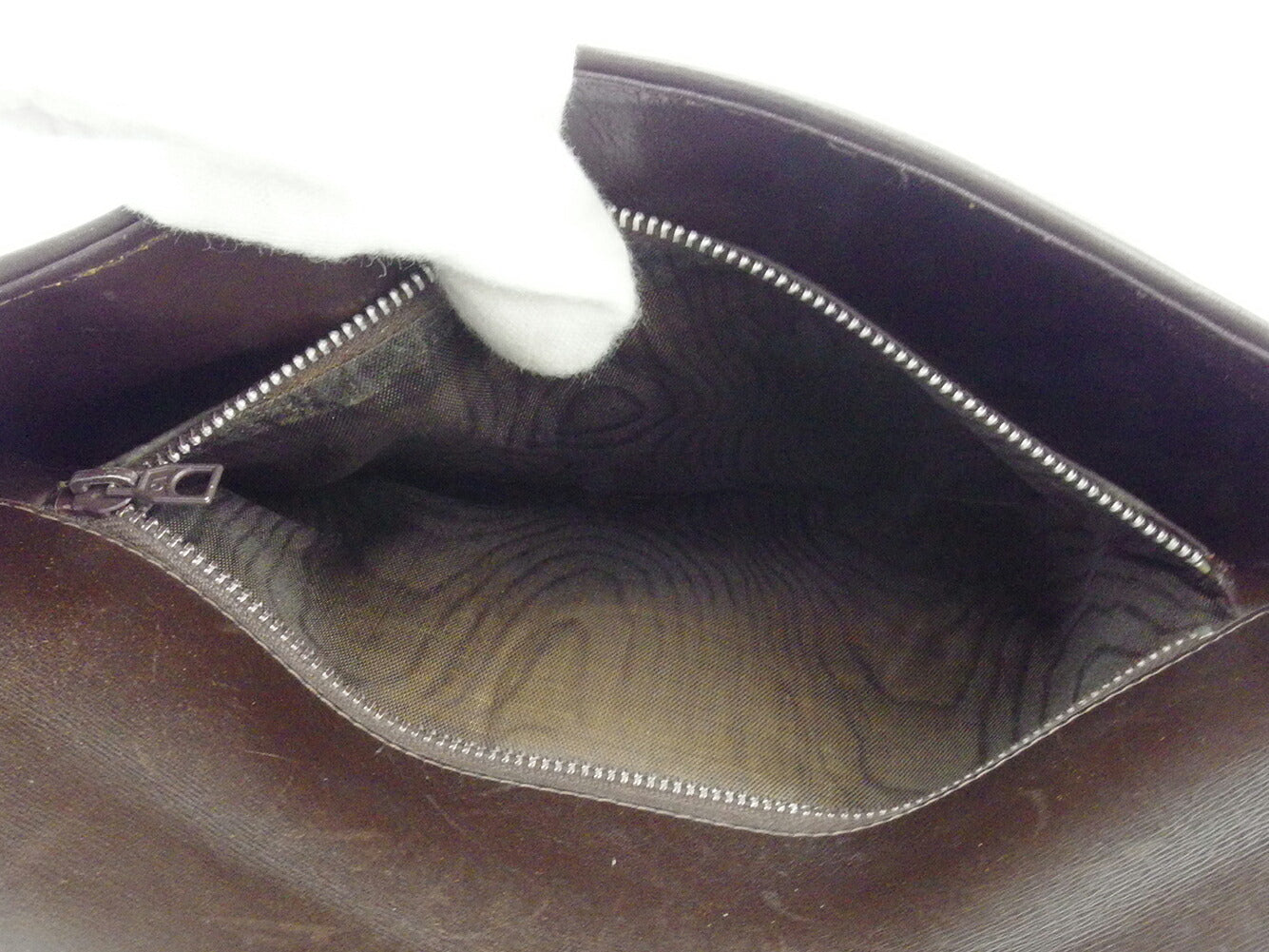 GUCCI Clutch bag Brown gold Old Gucci