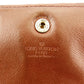 LOUIS VUITTON Long Wallet Purse M61724 Brown beige gold Pochette Porto MonÃ©credi
