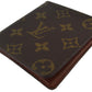 LOUIS VUITTON Bill Compartment M60905 Brown beige Porte Billets cult blue