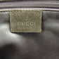 GUCCI Tote Bag Brown silver