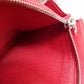LOUIS VUITTON Long Wallet Purse Red Silver Portefeuille Sarah