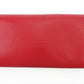 LOUIS VUITTON Long Wallet Purse Red Silver Portefeuille Sarah