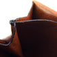 LOUIS VUITTON Coin case M61970 Monogram canvas, leather Brown Porto Moneguse