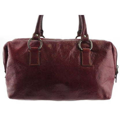 GUCCI Handbag 113009 Bordeaux Silver