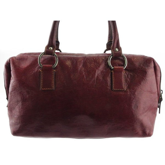 GUCCI Handbag 113009 Bordeaux Silver