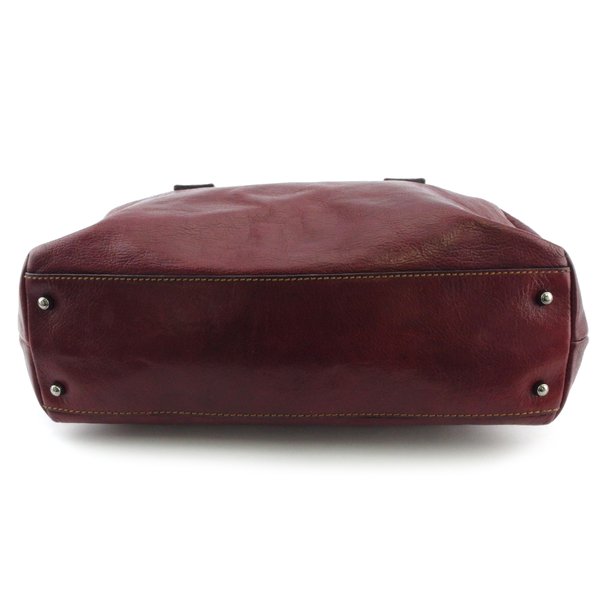 GUCCI Handbag 113009 Bordeaux Silver