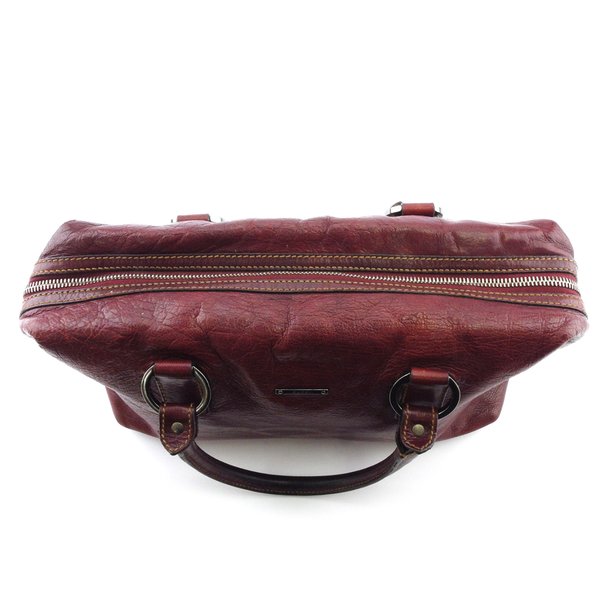 GUCCI Handbag 113009 Bordeaux Silver