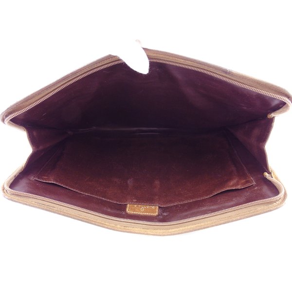 GUCCI Business bag Brown Green Red Old Gucci