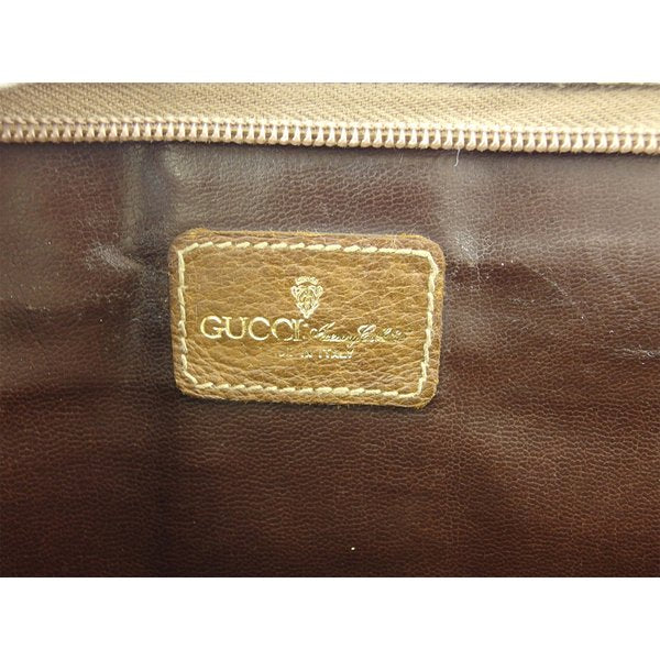 GUCCI Business bag Brown Green Red Old Gucci