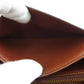 LOUIS VUITTON Bifold Wallet M61735 Brown beige gold Porto Monezup