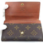 LOUIS VUITTON Bifold Wallet M61735 Brown beige gold Porto Monezup