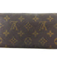 LOUIS VUITTON Long Wallet Purse M61724 Brown beige Pochette Porto MonÃ©credi