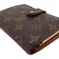 LOUIS VUITTON Bifold Wallet M61663 Brown beige gold Portonevie Vienova