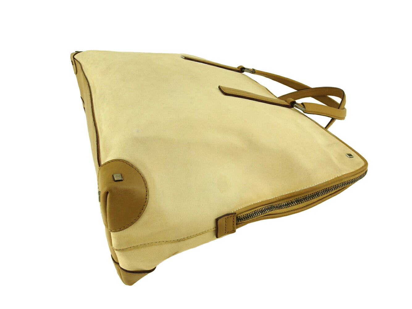GUCCI Tote Bag 73877 Beige Silver