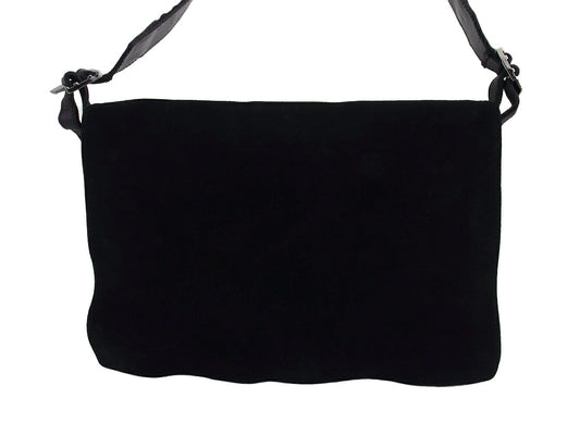 GUCCI Shoulder Bag Black Silver
