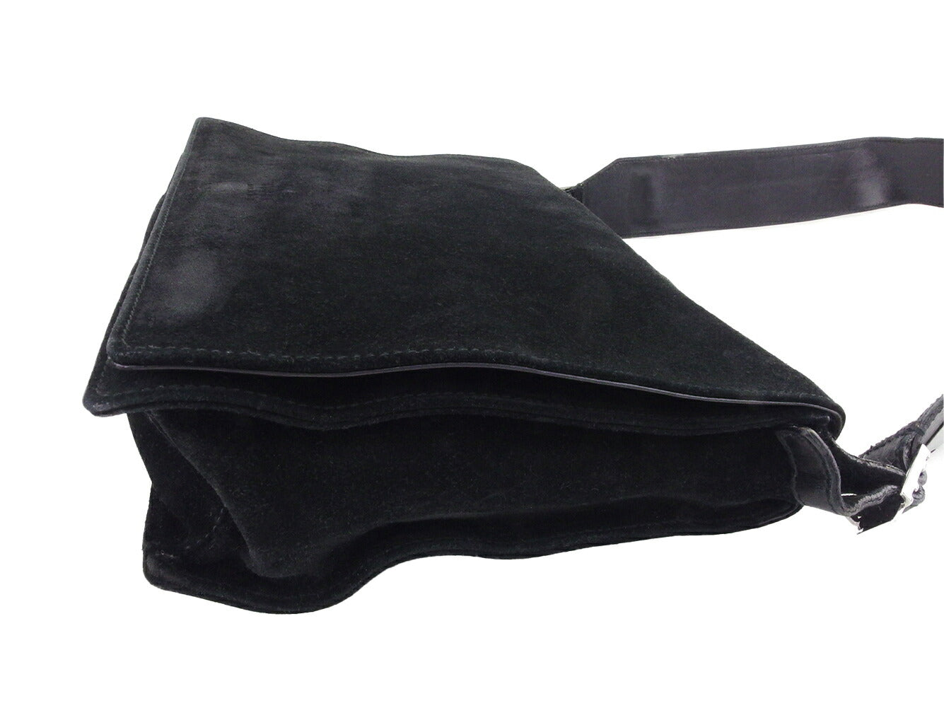 GUCCI Shoulder Bag Black Silver