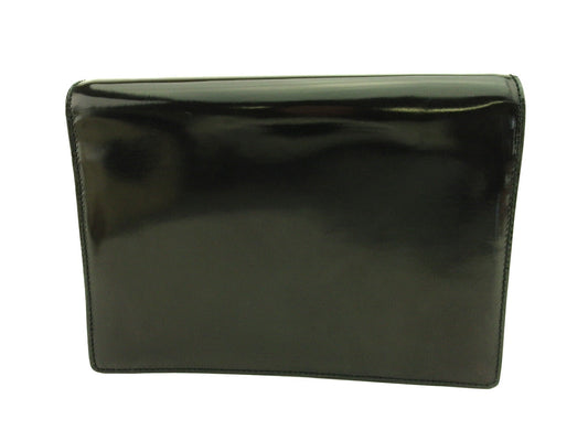 GUCCI Clutch bag Black Silver