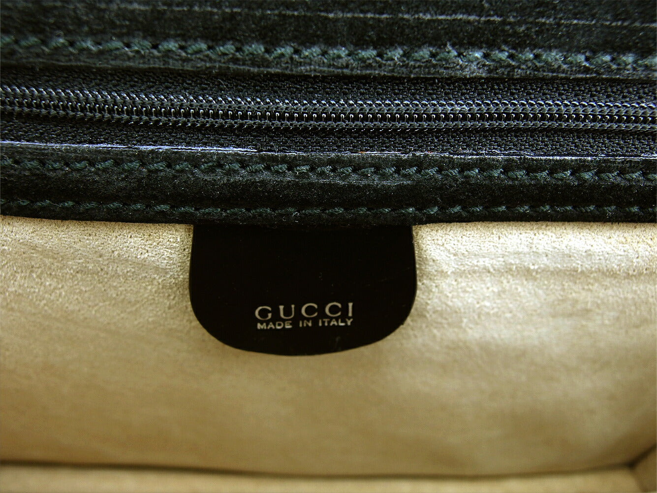 GUCCI Clutch bag Black Silver