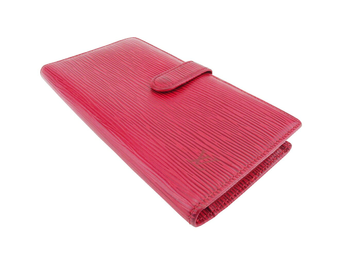 LOUIS VUITTON Long Wallet Purse M63257 Red gold Continental Vienova
