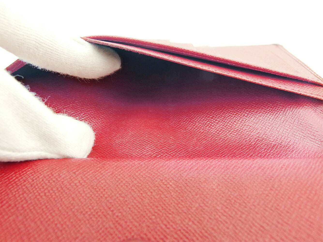 LOUIS VUITTON Long Wallet Purse M63257 Red gold Continental Vienova
