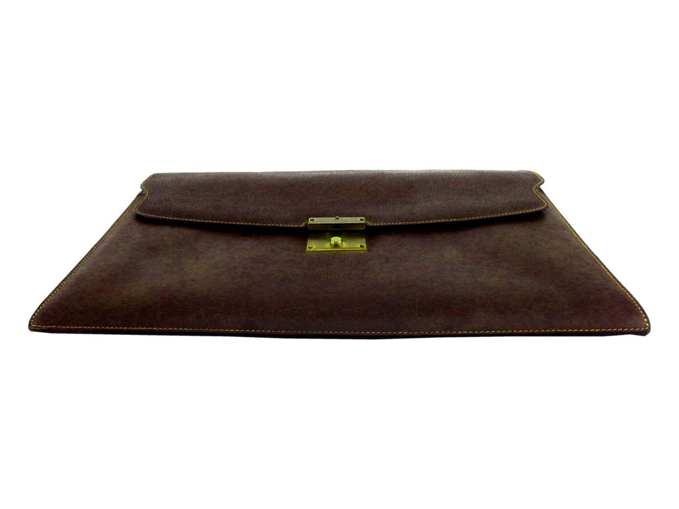 GUCCI Business bag Brown gold Old Gucci