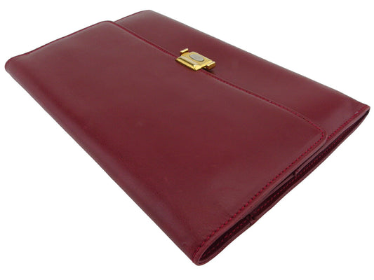 GUCCI Clutch bag Red Gold Silver Old Gucci