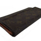 LOUIS VUITTON Long Wallet Purse No.212 Brown beige gold vintage