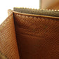 LOUIS VUITTON Long Wallet Purse No.212 Brown beige gold vintage