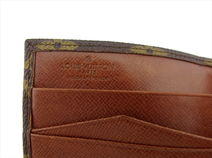 LOUIS VUITTON Bifold Wallet M61660 Brown beige Portonebi (old type)