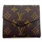 LOUIS VUITTON Bifold Wallet M61660 Brown beige Portonebi (old type)
