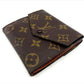 LOUIS VUITTON Bifold Wallet M61660 Brown beige Portonebi (old type)