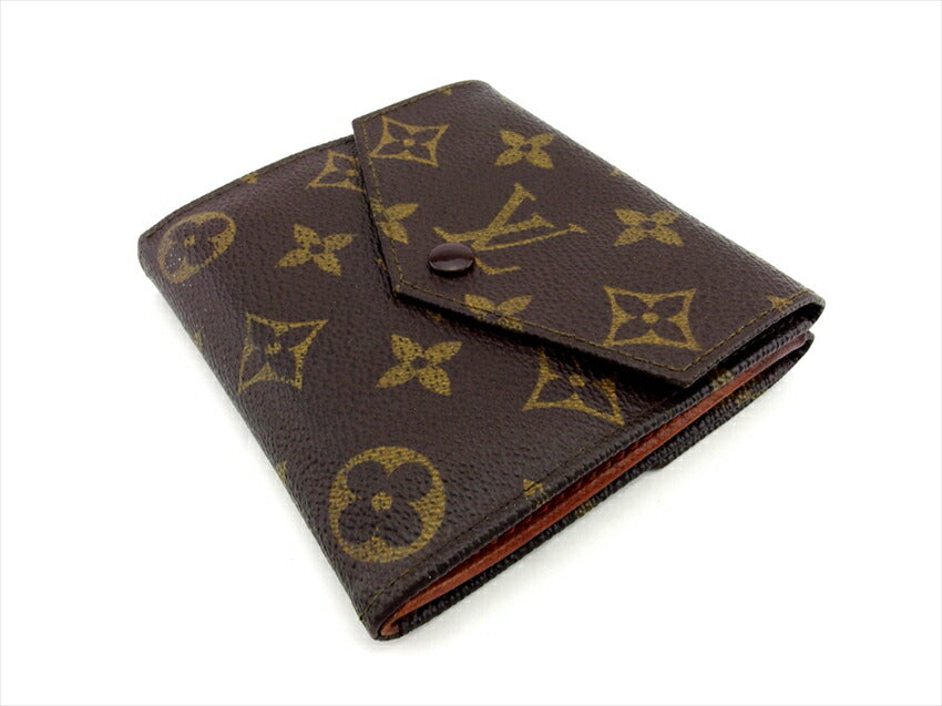 LOUIS VUITTON Bifold Wallet M61660 Brown beige Portonebi (old type)