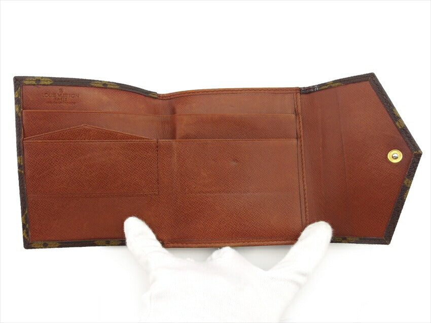 LOUIS VUITTON Bifold Wallet M61660 Brown beige Portonebi (old type)