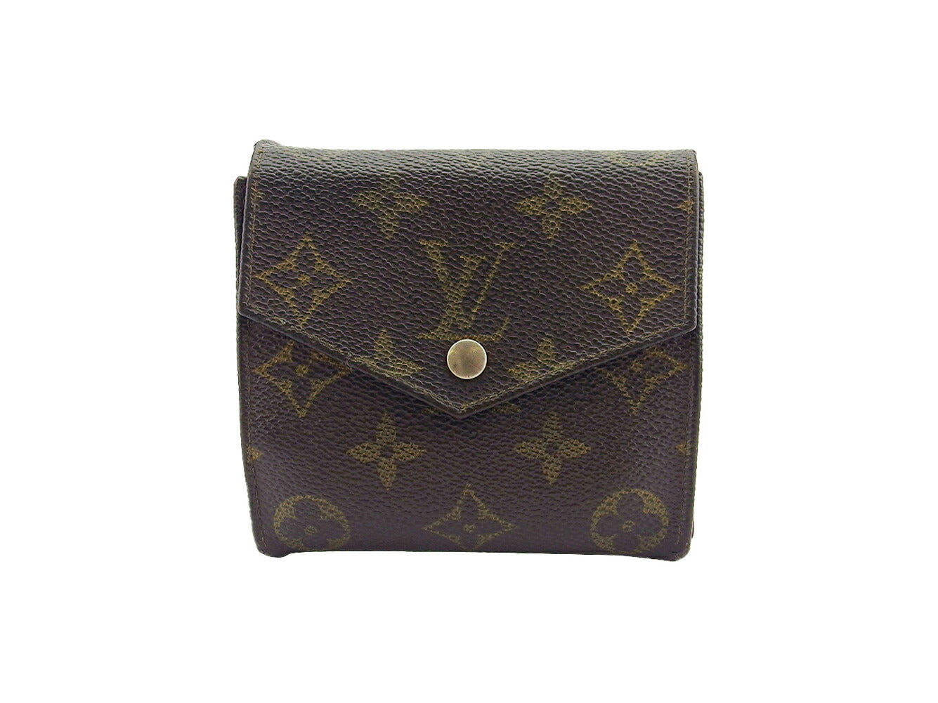 LOUIS VUITTON Tri-fold wallet M61660 Brown Portonebier