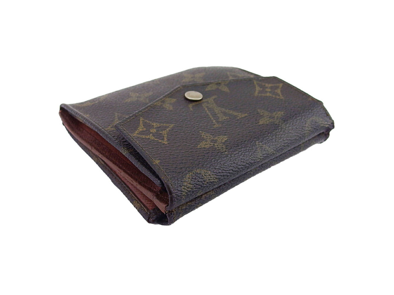 LOUIS VUITTON Tri-fold wallet M61660 Brown Portonebier