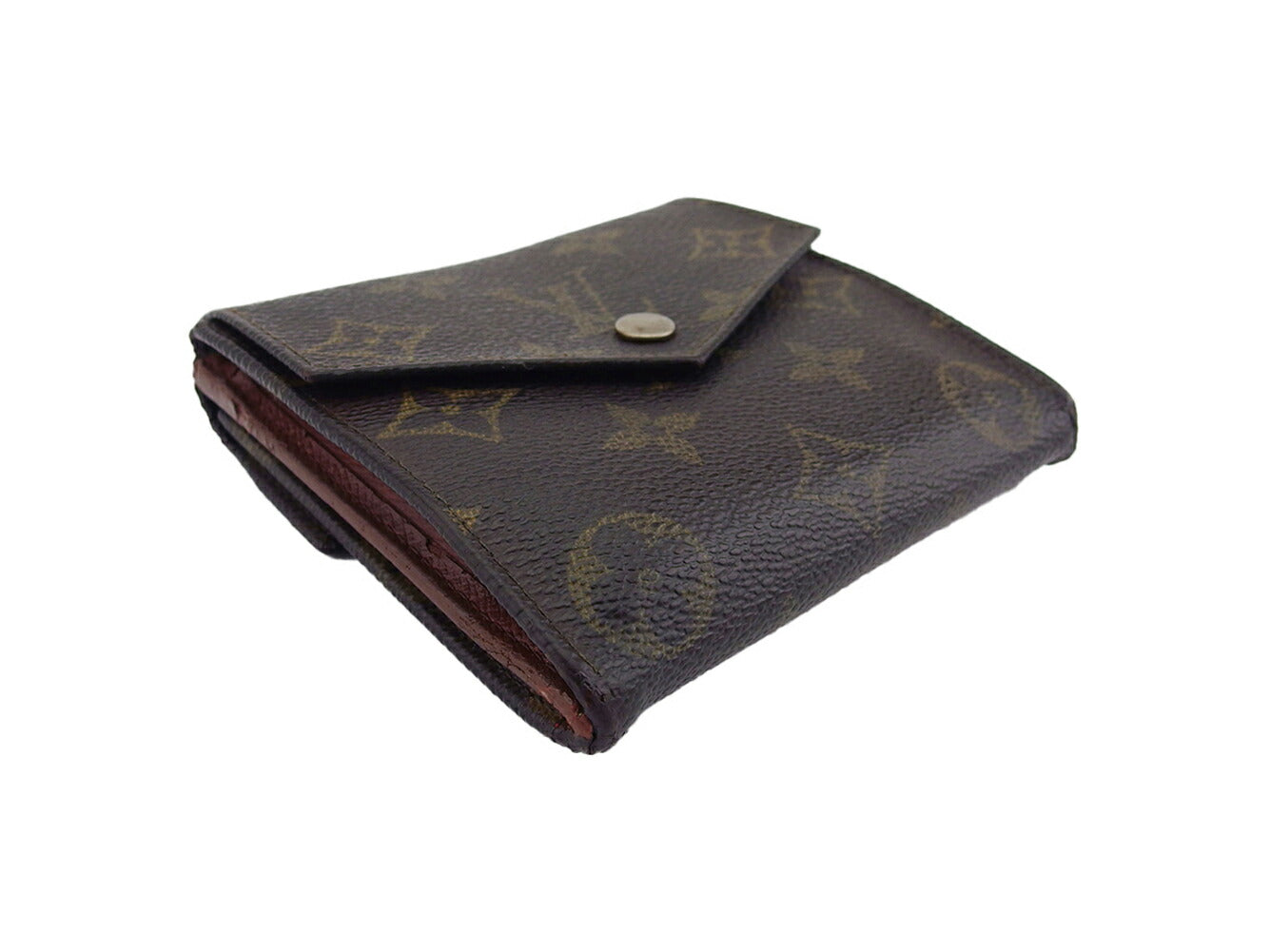LOUIS VUITTON Tri-fold wallet M61660 Brown Portonebier