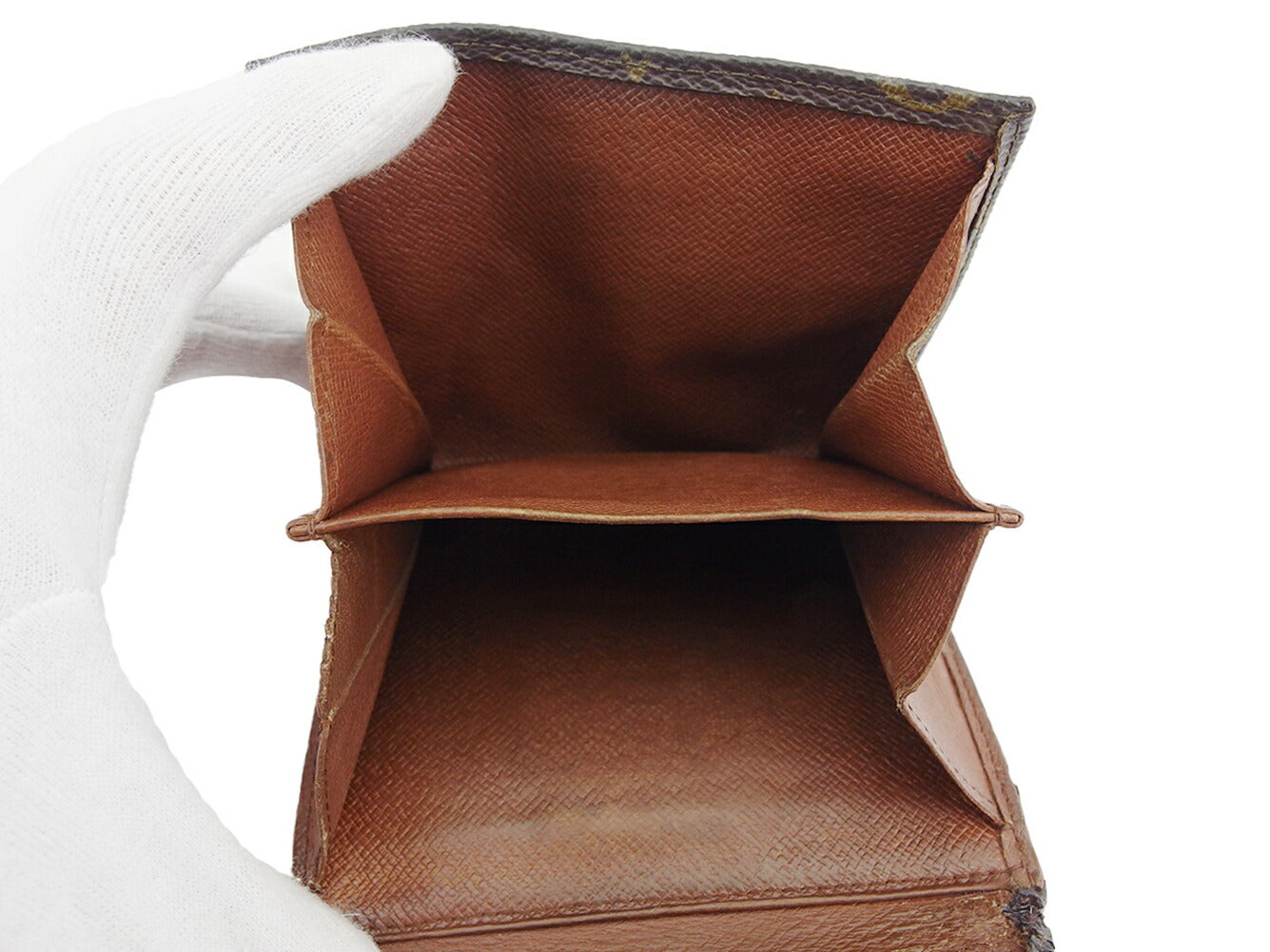 LOUIS VUITTON Tri-fold wallet M61660 Brown Portonebier