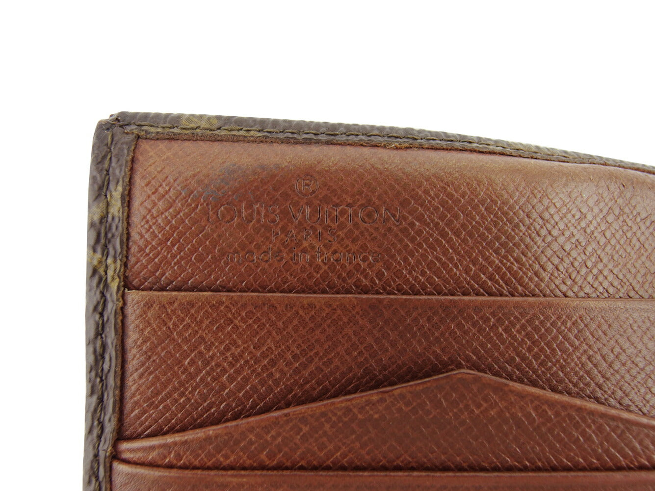 LOUIS VUITTON Tri-fold wallet M61660 Brown Portonebier