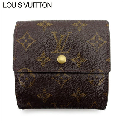 LOUIS VUITTON Bifold Wallet M61652 Brown beige gold Porte Monnaie Billets Cartes Credit