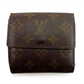 LOUIS VUITTON Bifold Wallet M61652 Brown beige gold Porte Monnaie Billets Cartes Credit