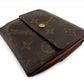 LOUIS VUITTON Bifold Wallet M61652 Brown beige gold Porte Monnaie Billets Cartes Credit