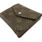 LOUIS VUITTON Bifold Wallet Dark brown brown