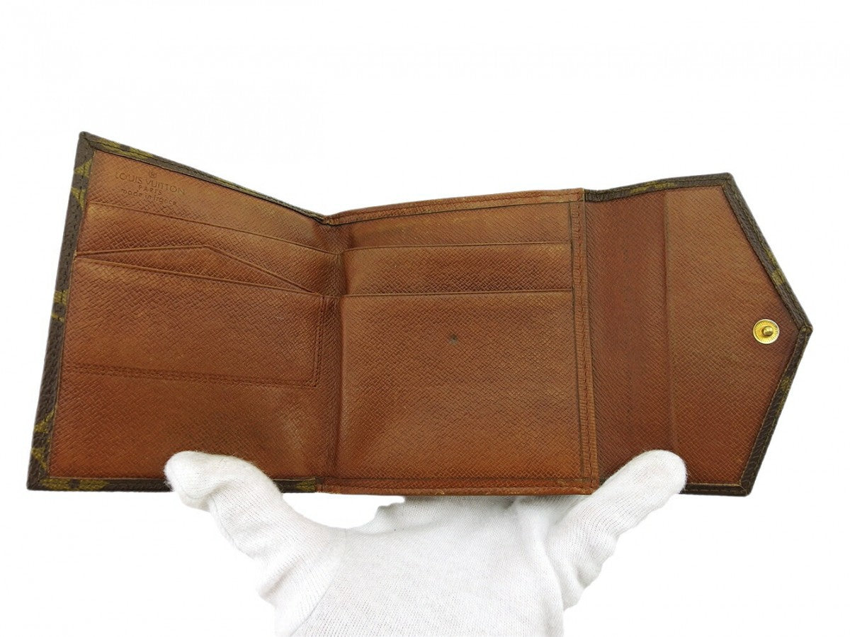 LOUIS VUITTON Bifold Wallet Dark brown brown