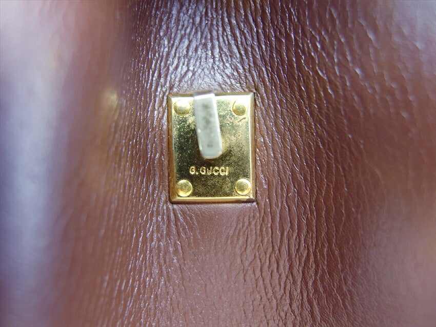 GUCCI Boston Duffel bag Brown Green Red Old Gucci