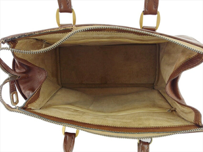 GUCCI Boston Duffel bag Brown Green Red Old Gucci